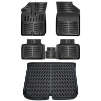 ELMASLINE 3D Gummimatten & Kofferraumwanne Set...