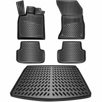 ELMASLINE 3D Gummimatten & Kofferraumwanne Set für VOLVO XC-40 ab 2018 (Standart) | Fußmatten