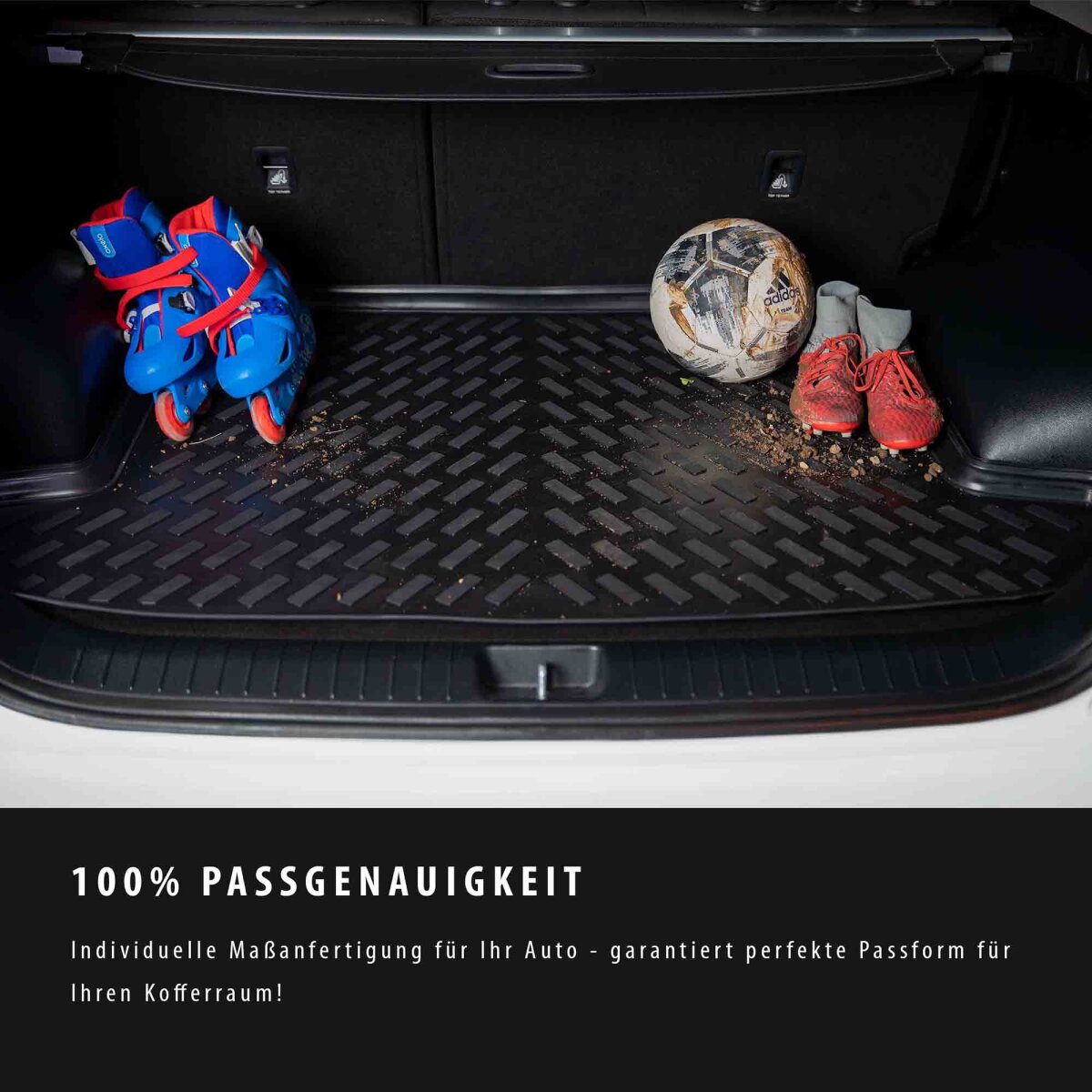 Element Passgenaue Kofferraumwanne Laderaumwanne Für VW T-ROC 2017-> 5