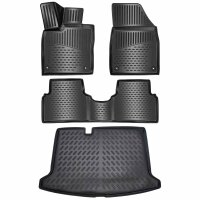 ELMASLINE Gummimatten & Kofferraumwanne Set für...